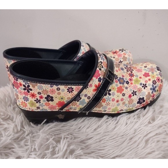 Sanita Shoes Koi Sanita Clogs Danish Nursing Shoes Floral Print